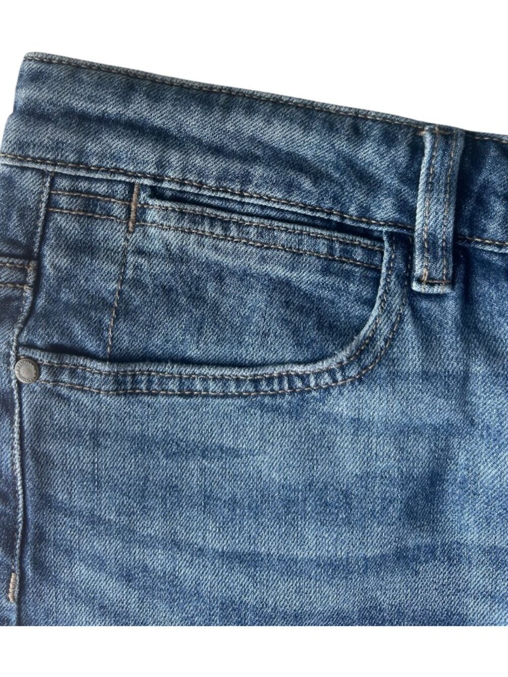 Wrangler Women's Denim Short Cotton High Rise Blue Size 14/32 - Picture 6 of 9